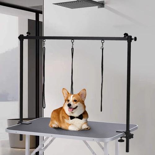 Pet grooming table arm - with, 3