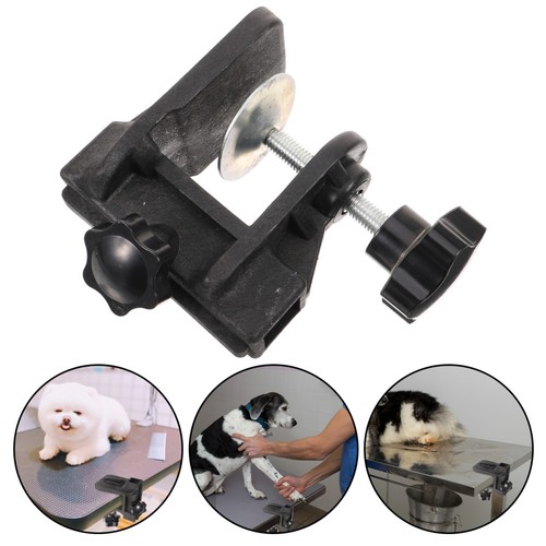 Metal pet grooming table clamp - table,