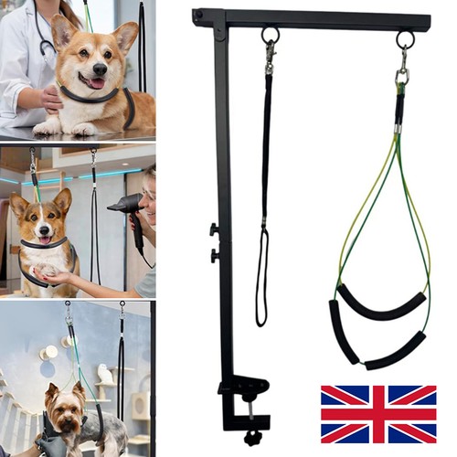 Pet grooming arm with - grooming, clamp