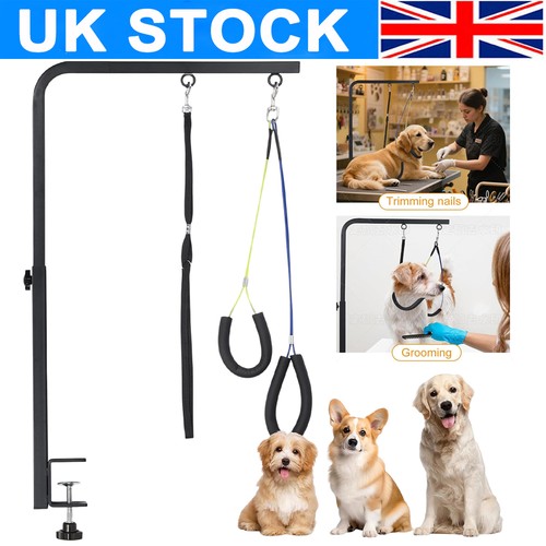 Pet grooming arm - pet, clamp