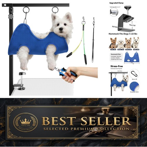 Foldable dog grooming arm - arm, with