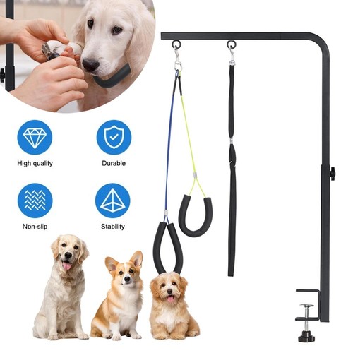 Pet grooming arm with clamp - pet,